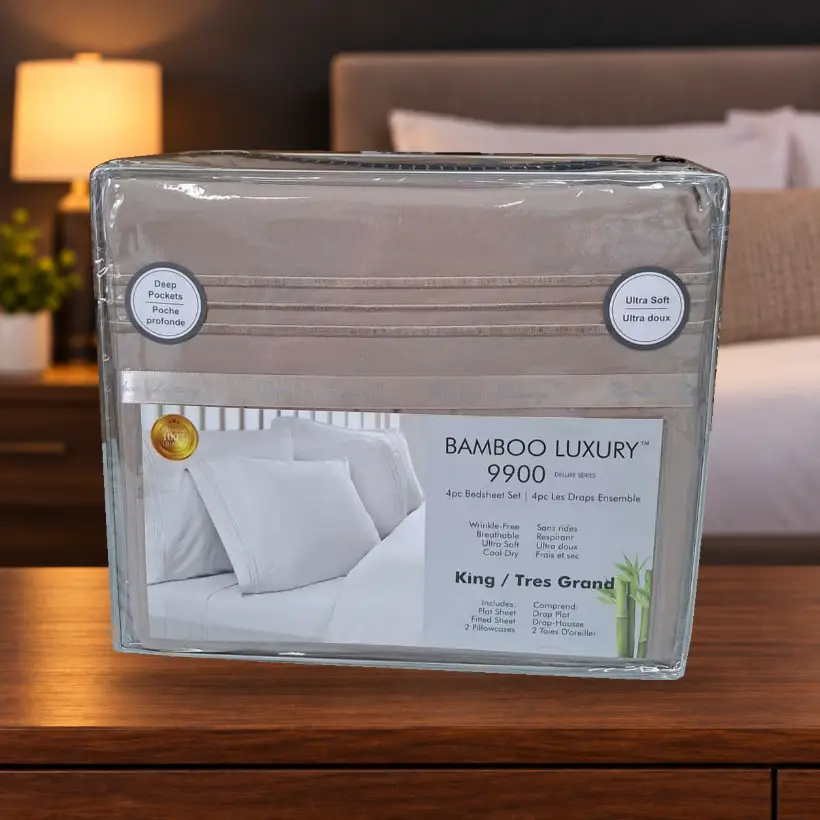 Ensemble de draps Bamboo Luxury 9900 — King — beige