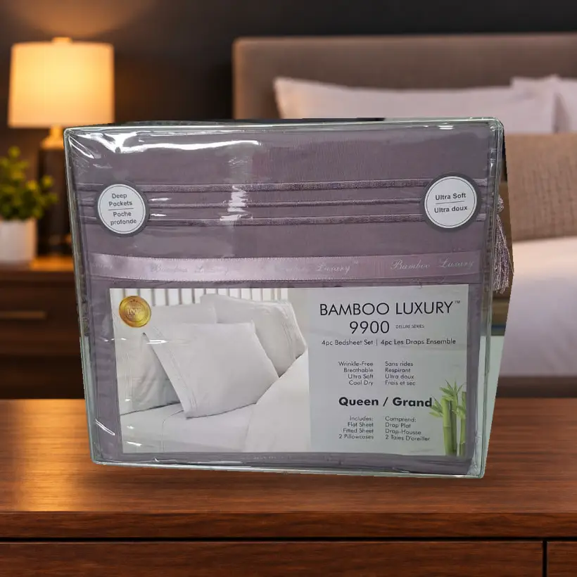 Ensemble de draps Bamboo Luxury 9900 — Queen — mauve